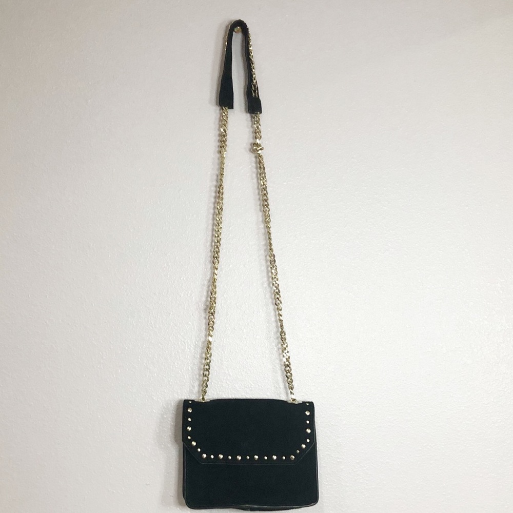 Zara crossbody mini gold chain bag